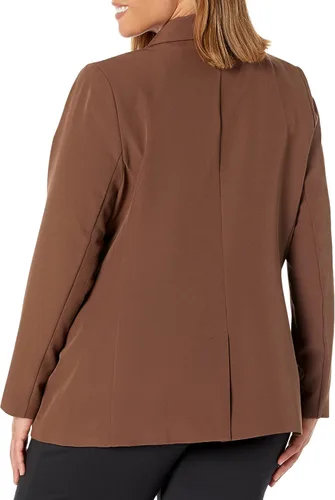 Vista 5 de The Drop blazer Blake largo para mujer