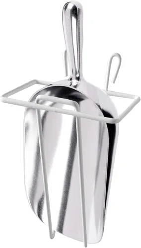 Vista 6 de CUSINIUM Cuchara de hielo de aluminio de 12 oz con soporte