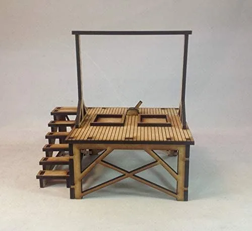 Vista 2 de Horca 1.102 in MDF Kit Tombstone Desperado Legends Old West Terrain Building