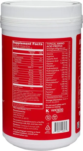 Vista 3 de VITAL PROTEINS Veggie Blend Colágeno, 10.6 oz