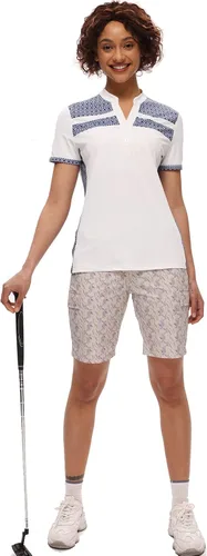 Vista 6 de JACK SMITH Polo de golf para mujer que absorbe la humedad UPF 50+ camisas de manga corta