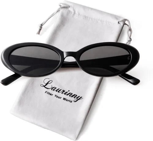 Vista 8 de Gafas de sol de los años 90 para mujeres y hombres, gafas de sol ovaladas