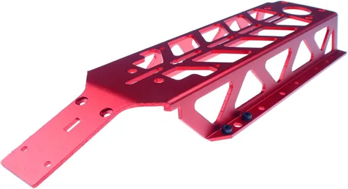 Vista 2 de Chasis principal de aleación Lightened fit 1/5 HPI ROVAN KM Baja RV KM 5B 5T 5SC (rojo)