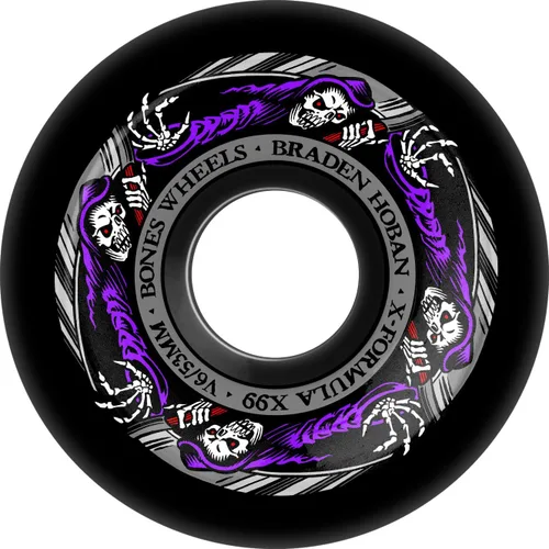 Vista 40 de Bones Wheels X99 X-Formula 99A Ruedas para monopatín