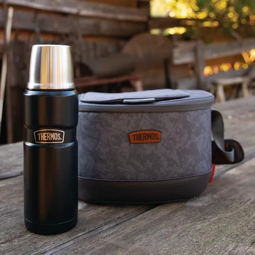 Vista 7 de THERMOS Stainless King - Botella compacta aislada al vacío, 16 onzas, azul medianoche