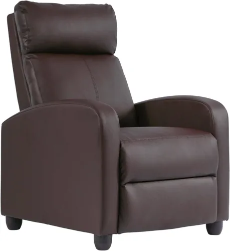 Vista 10 de PayLessHere Silla reclinable, sofá reclinable individual, asiento para cine en casa con soporte lumbar y respaldo acolchado para sala de estar