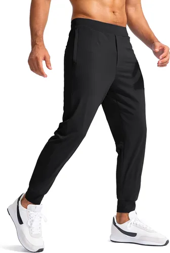 Vista 2 de G Gradual Pantalones deportivos de golf para hombre con bolsillos con cremallera pantalones elásticos ajustados para correr para hombre