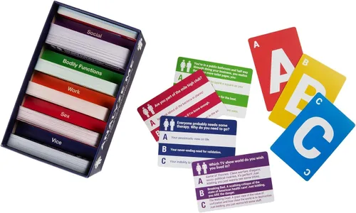 Vista 4 de Juego de fiesta para adultos, preguntas y respuestas de TMI inapropiadamente divertido, para adultos, estudiantes universitarios, noches de juego