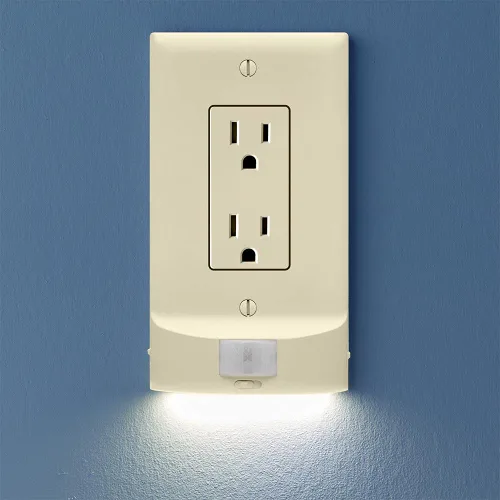 Vista 15 de Individual - SnapPower MotionLight [para tomas de corriente decorativas] - Luces nocturnas LED con detección de movimiento integradas en la placa