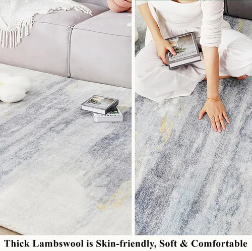 Vista 5 de Electric Carpet Washable Electric Heating Rug, Heated Floor Mats, Adjustable Temperature Toes Warming Heater, Electric Heating Pads for