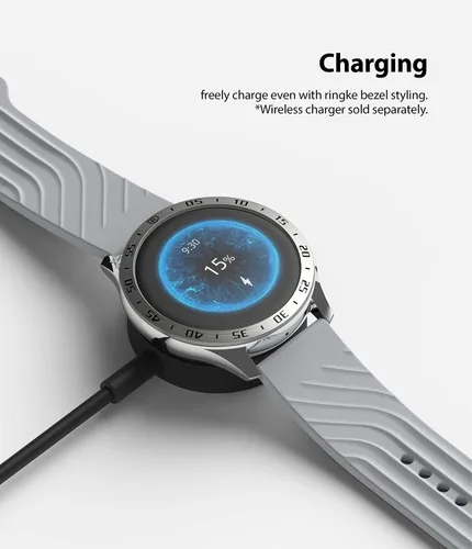Vista 8 de Ringke Estilo De Bisel Compatible Con OnePlus Watch Adhesivo Marco Anillo Cubierta Anti Scratch [Acero Inoxidable] Protección Para OnePlus Watch