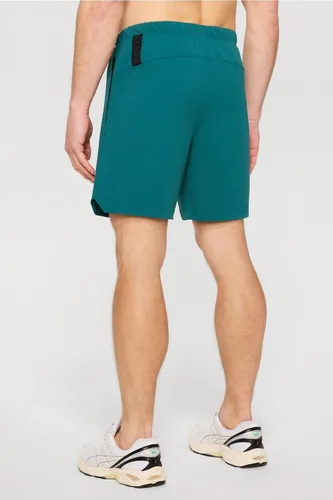 Vista 9 de Fabletics The One - Pantalón corto para hombre (forro), entrenamiento, natación, ligero, de secado rápido, bolsillo con cremallera, tejido elástico