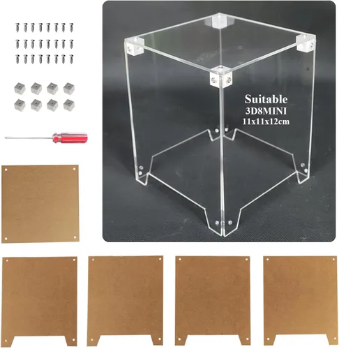 Vista 11 de Mini 3D Led Cube DIY Kit de Electrónica Kit de Proyecto de Soldadura (3D16MINI-ALLBLUE-KIT)