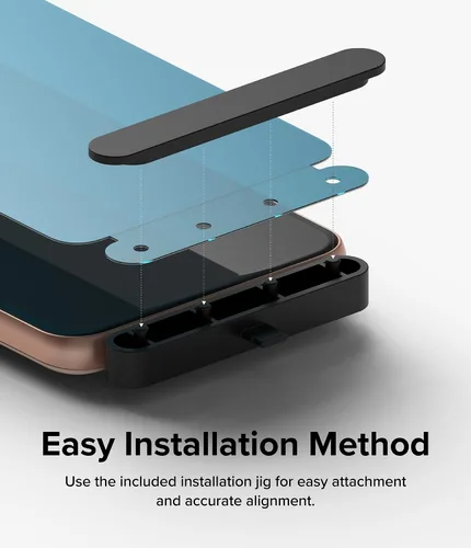 Vista 4 de Ringke Película doble fácil [protección de 4 capas] compatible con protector de pantalla Google Pixel 8, revestimiento de reparación autocurable