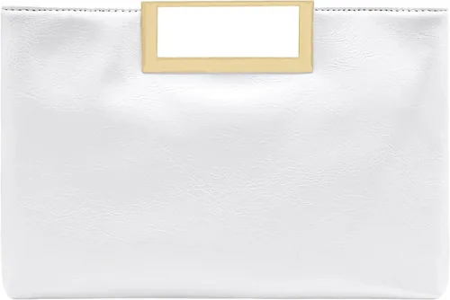 Vista 16 de Milisente Bolso de mano para mujer, formal, casual, brillante, de piel sintética, con asa, para graduación, cóctel, boda