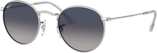 Vista 2 de Ray-Ban Gafas de sol polarizadas redondas plateadas y azules plateado