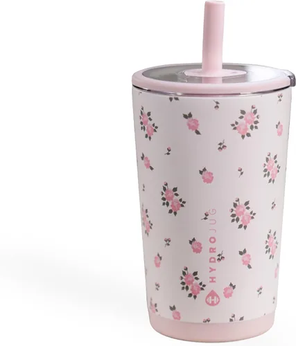 Vista 10 de HydroJug Everyday Tumbler 20 oz – Ceramic-Lined Insulated Tumbler with Straw and Soft-Touch Lid, Cup Holder Friendly, Double-Wall Vacuum Insulation