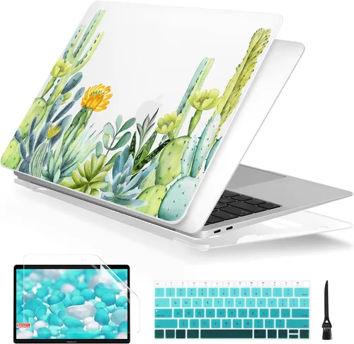 Vista 26 de Batianda Funda personalizable para MacBook Air M1 de 13 pulgadas modelo A2337 A2179 A1932 versión 2021 2020 2019, carcasa rígida pintada en 3D