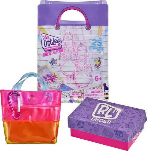 Vista 5 de REAL LITTLES - Micro tenis coleccionables y bolso de mano con sorpresas - Paquete exclusivo multicolor 25339