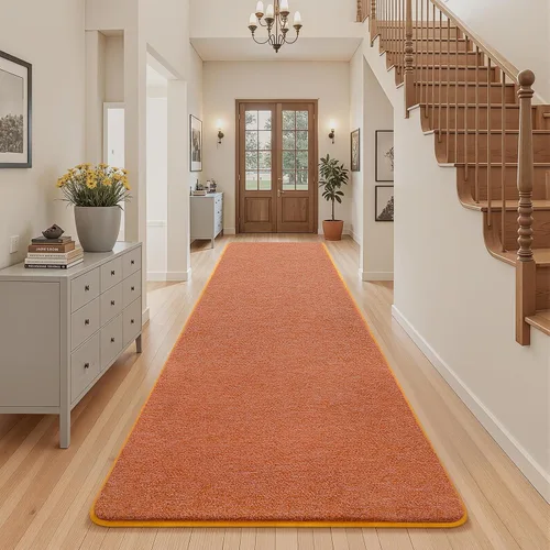 Vista 53 de AROGAN Alfombra Shag de Pasillo de 2 x 4 pies para pasillos, alfombras lavables con espuma viscoelástica para dormitorio, entrada