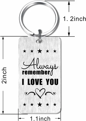 Vista 2 de Valentines Gifts for Daughter In Law- Adult Daughter In Law Valentines Day Keychain-Daughter-In-Law Mother's Day