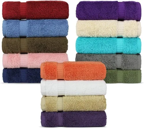 Vista 100 de Chakir Turkish Linens - Toallas turcas de 100% algodón, suaves y absorbentes (juego de 3 toallas personalizables, color aguamarina)