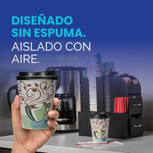 Vista 4 de Tazas calientes, diseño de Coffee Dreams, 1000/cartón de Dixie , café, (Coffee Design), 1000