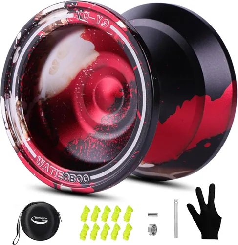 Vista 9 de Yoyo de metal W07 de doble modo: yoyo sensible y no sensible, una opción para niños y adultos, adecuado para principiantes y jugadores avanzados