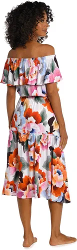 Vista 98 de La Blanca Vestido midi para cubrir el traje de baño para mujer