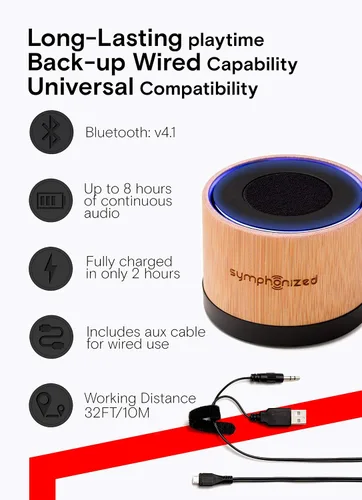 Vista 7 de Symphonized Ahorra hasta un 13% en auriculares MFI para iPhone + juego de altavoces Bluetooth NXT Premium