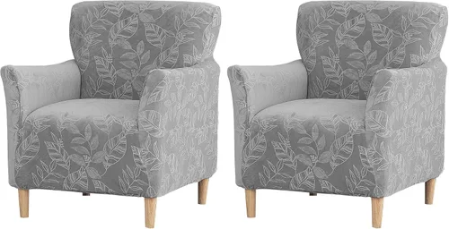Vista 47 de FUANGUI Funda para Sillón de Banquete con Brazos Fundas para Sillas Elásticas Funda para Sillón Club Funda Suave para Sillón Sofá Cubiertas