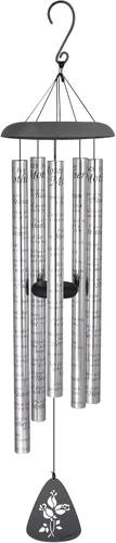 Vista 2 de Carson Home Accents Sonnet - Campanilla de viento, 30 pulgadas de longitud, comodidad y luz
