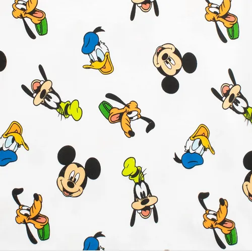 Vista 5 de Disney Camiseta de Mickey Mouse para niños, paquete de 2, azul, blanco