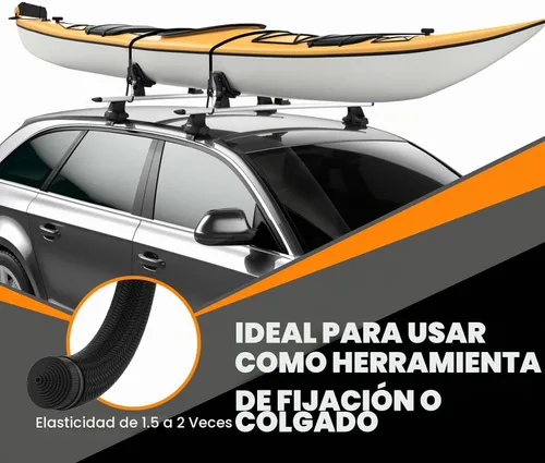 Vista 5 de Cuerdas elásticas ajustables con ganchos de 12 pulgadas de largo, correas elásticas de látex de alta resistencia para tienda de campaña al aire
