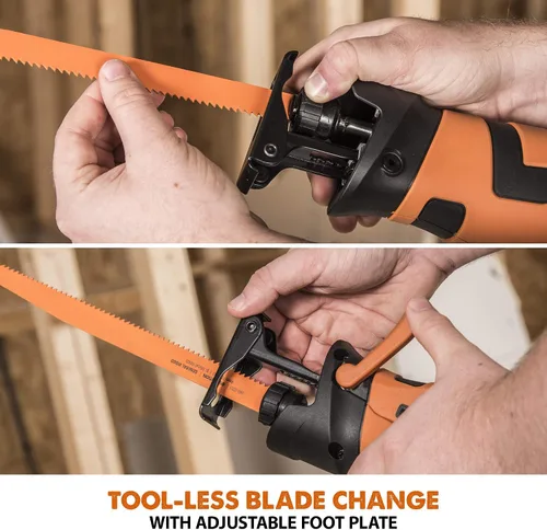 Vista 9 de Evolution Power Tools R230RCP - Sierra de vaivén con 4 cuchillas