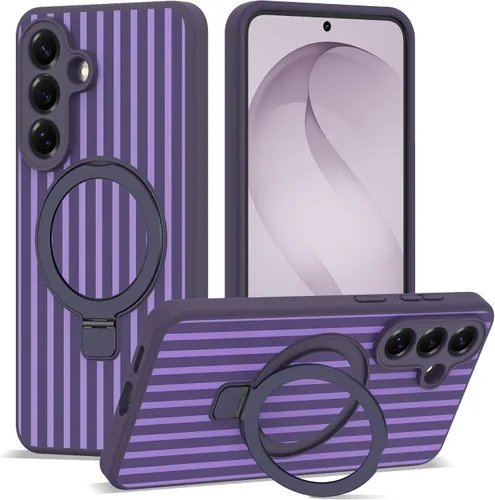 Vista 70 de SKYLMW Funda para Samsung Galaxy S23 con soporte, color negro