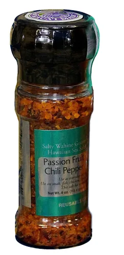 Vista 8 de Salty Wahine Gourmet Hawaiian Sea Salts, Lava negra, 4 onzas