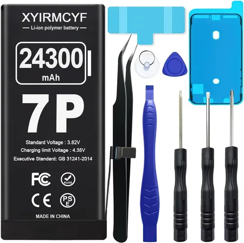 Vista 12 de XYIRMCYF Batería de gran capacidad de 24300 mAh compatible con iPhone 14 Plus, batería de repuesto de polímero de litio de 0 ciclos para iPhone 14