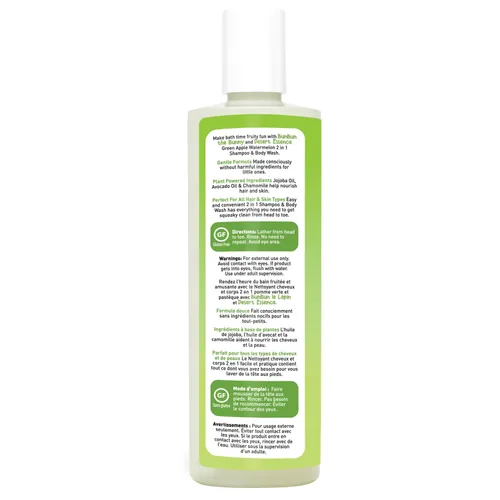 Vista 5 de Desert Essence Champú y gel de baño 2 en 1 para niños, 12.0 onzas líquidas, vegano, sin gluten, sin crueldad animal, deja el cabello y la piel