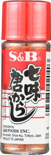 Vista 3 de S&B Nanami (shichimi) Togarashi Surtido de chile de 0.52 onzas