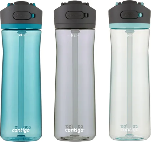 Vista 10 de Contigo Ashland 2.0 AUTOSPOUT Botella de agua, 24 onzas, arándano; Agave (paquete de 8)