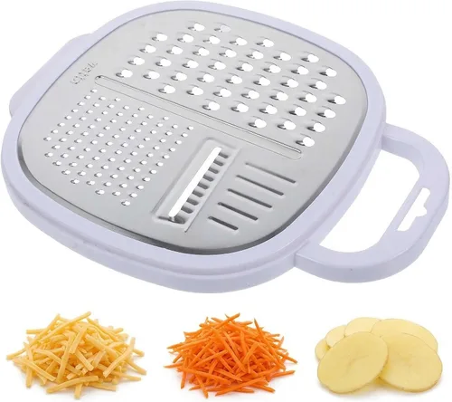 Vista 4 de Rallador de queso con recipiente, rallador de queso con mango para caja de cocina