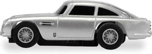Vista 3 de Scalextric Micro James Bond Goldfinger Aston Martin DB5 1:64 Slot Race Car G2221, plateado