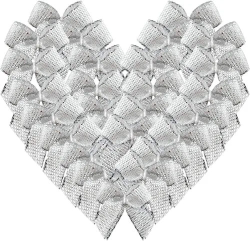 Vista 59 de 50 mini lazos de 1 pulgada para manualidades, lazos metálicos para manualidades, regalo, álbumes de recortes (C.Dorado)
