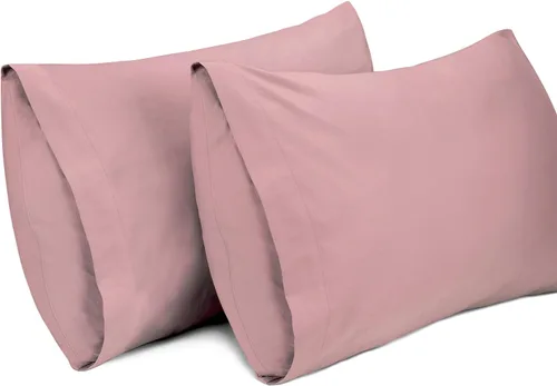 Vista 17 de Lirex Paquete de 2 fundas de almohada, 100% algodón, transpirables, 20" x 36" tamaño King estándar, color verde aguamarina