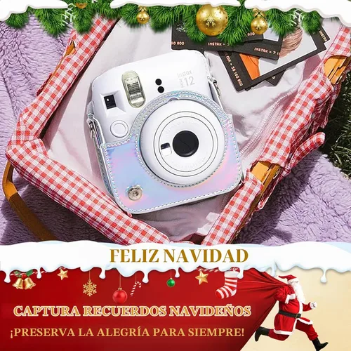 Vista 2 de CAIYOULE - Accesorios de cámara para Fujifilm Instax Mini 12, color rosa flor Blossom rosado