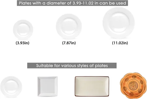 Vista 4 de Linkidea 50 fundas elásticas para almacenamiento de alimentos, reutilizables, de plástico elástico, alternativa al papel de aluminio, para picnic