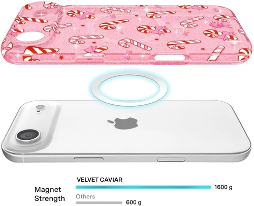 Vista 881 de VELVET CAVIAR Funda para iPhone 15, compatible con MagSafe, probada contra caídas de 10 pies, fundas protectoras de diseño, leopardo color rosa