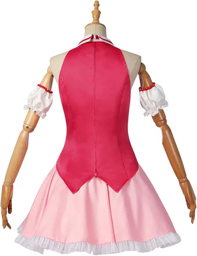 Vista 3 de Disfraz de anime Oshi No Ko Hoshino Ai Cosplay falda con tirantes Lolita para mujer, traje para Halloween, juego de rol, fiesta