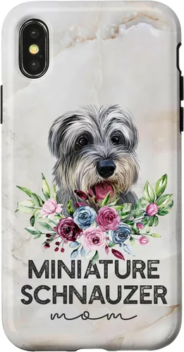 Vista 5 de Miniature Schnauzer Gifts Dog Mom Mini Schnauzer Case for iPhone 17